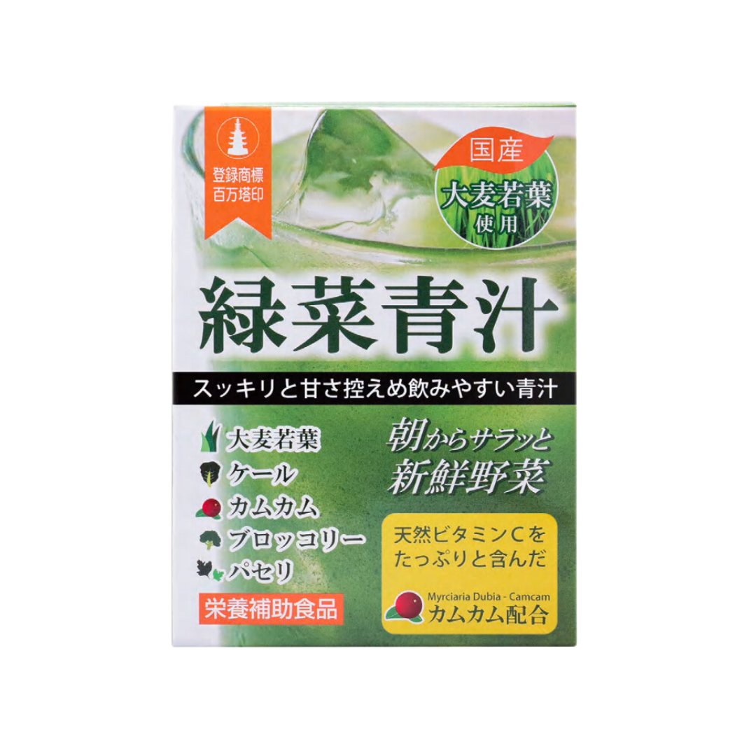 WAKi 綠菜青汁 スヤスヤサポート|多種蔬菜補充 × 膳食纖維 × 維生素 × 美顏養腸 × 日本青汁營養寶藏