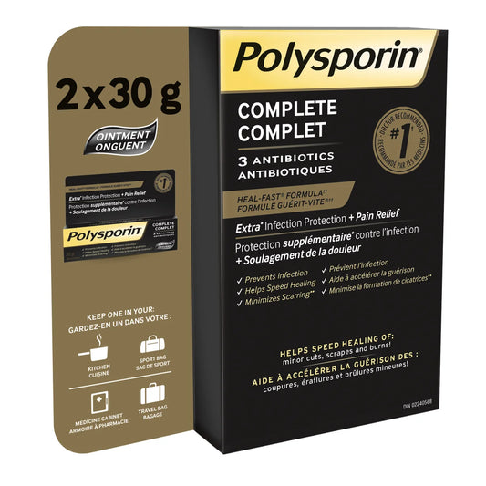 Polysporin complete 三倍强效傷口創傷膏30g