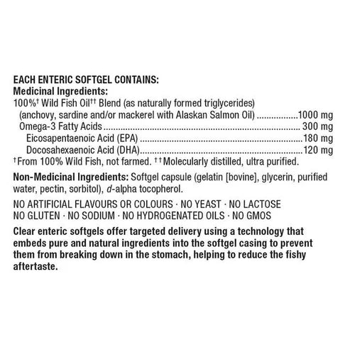 Kirkland Signature 100%野生魚油與阿拉斯加鮭魚油混合，1000毫克，400 粒軟膠囊