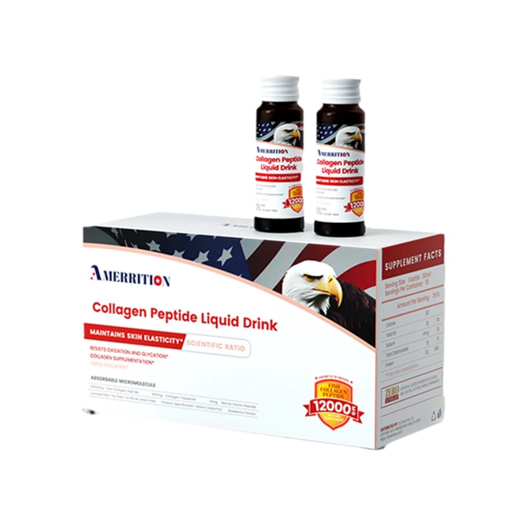 Amerrition 膠原蛋白肽小分子口服液｜抗衰老緊膚 × 提升彈性 × 健康美肌 × 高效吸收 × 全面年輕煥膚