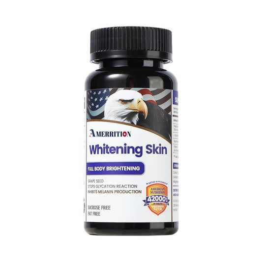Amerrition 葡萄籽美白丸｜阻斷黑色素 × 穀胱甘肽 × 維他命C × 去黃提亮全身冷白皮