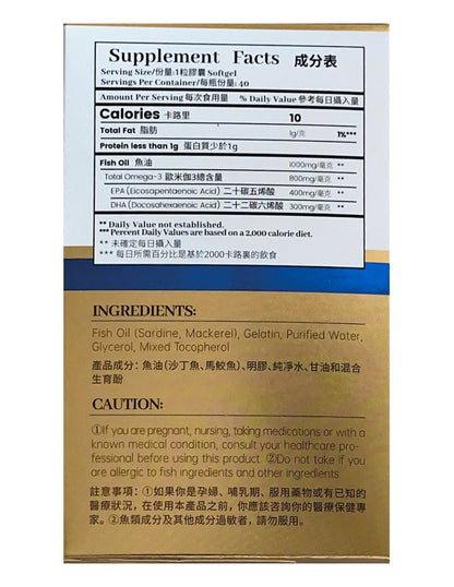 Candycare 高純度魚油｜改善睡眠 Omega-3 × 呵護心腦血管健康 × 提升記憶力 × 全面營養支持