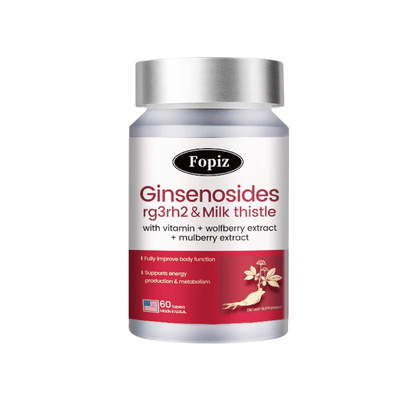 Fopiz 人參皂苷氣血丸｜人參皂苷補氣 × 增活力護肝 × 天然氣血調理 × 抗氧化活力 × 全面提升健康