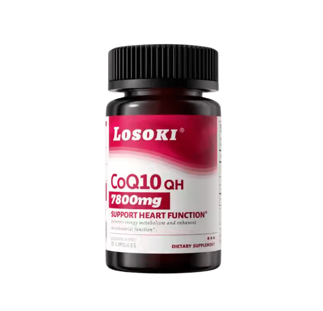 Losoki 還原型輔酶Q10膠囊｜高效抗氧化 × 活化細胞能量 × 心臟保護 × 美國原裝進口