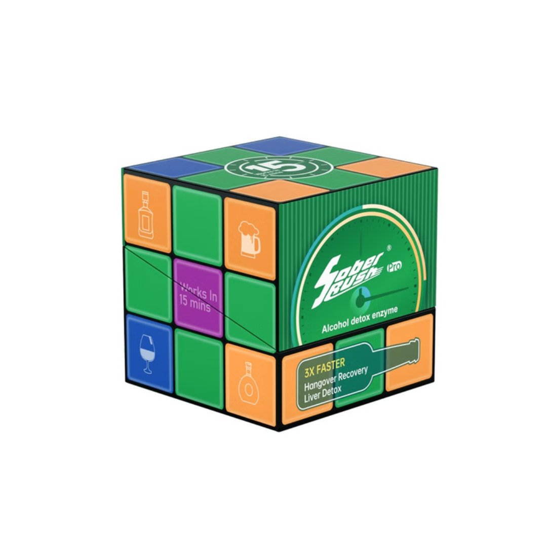 SoberRush 酒魔方三代解酒酶活力版｜AMAF技術醒酒 × 解酒酶護肝 × 醒酒增活力 × 天然解酒支持